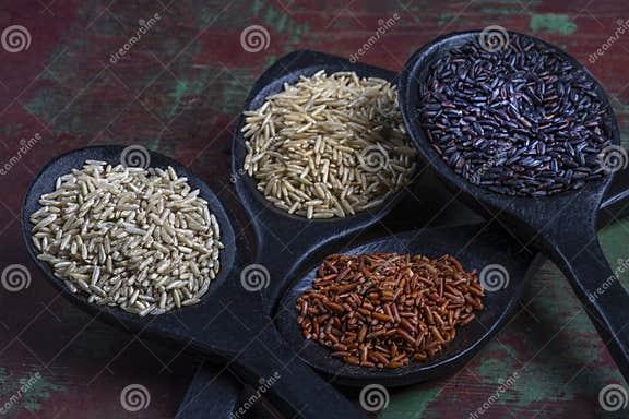 Whole Grain Rice (Brown, Black, Red)