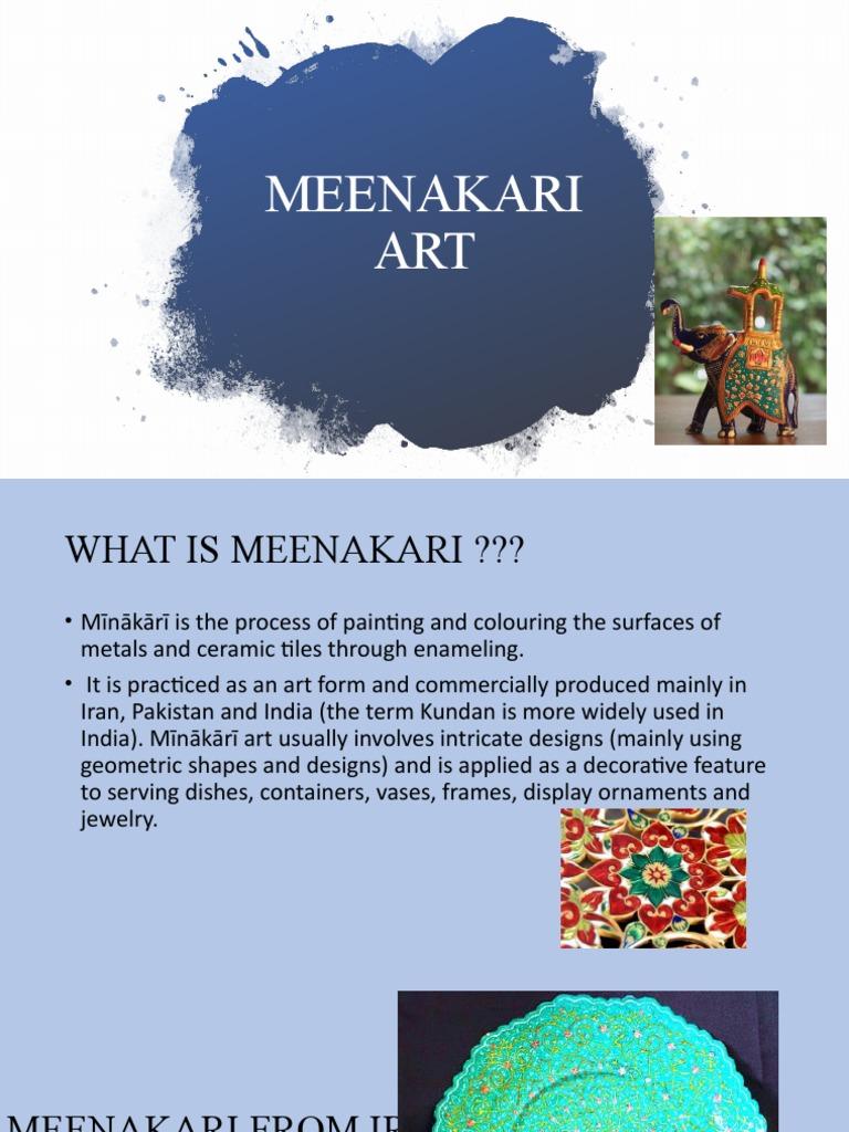Meenakari Craft