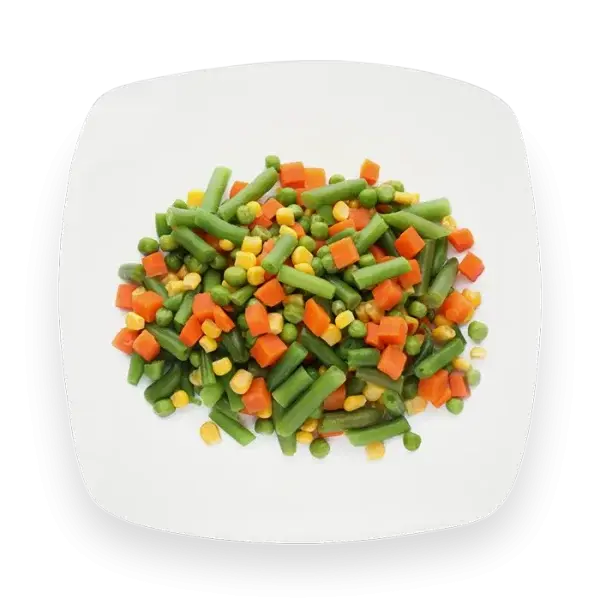 Blanched Frozen Vegetables