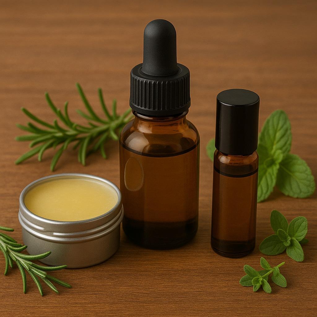 Pain Relief Oils, Balms & Gels