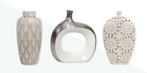 Vases & Vessels (Ceramic, Glass, Tall Floor, Geometric)