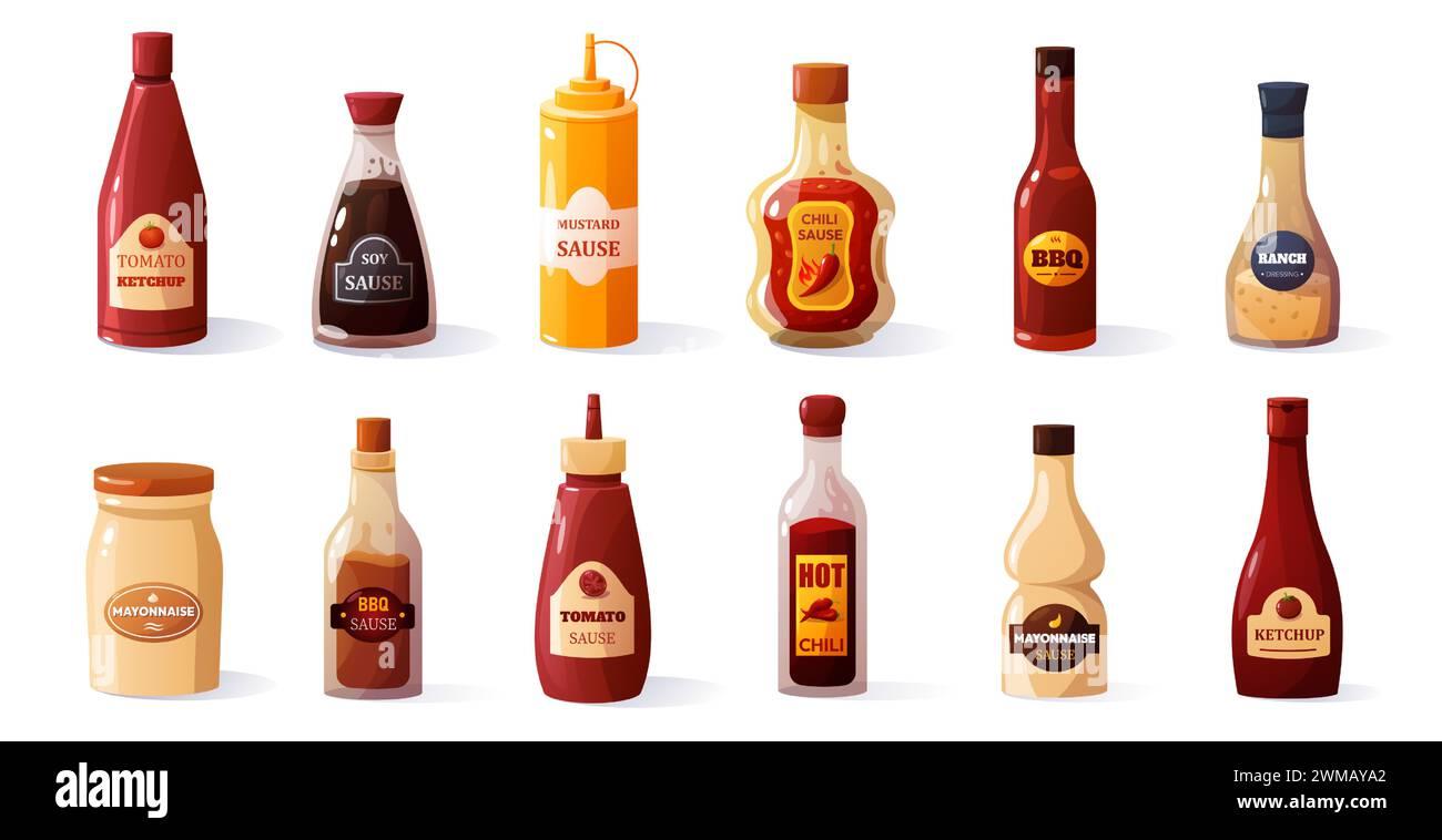Condiments (Soy Sauce, Ketchup, Mustard)