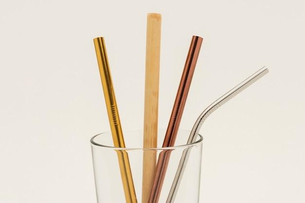 Reusable Straws (Metal, Glass, Bamboo, Silicone)